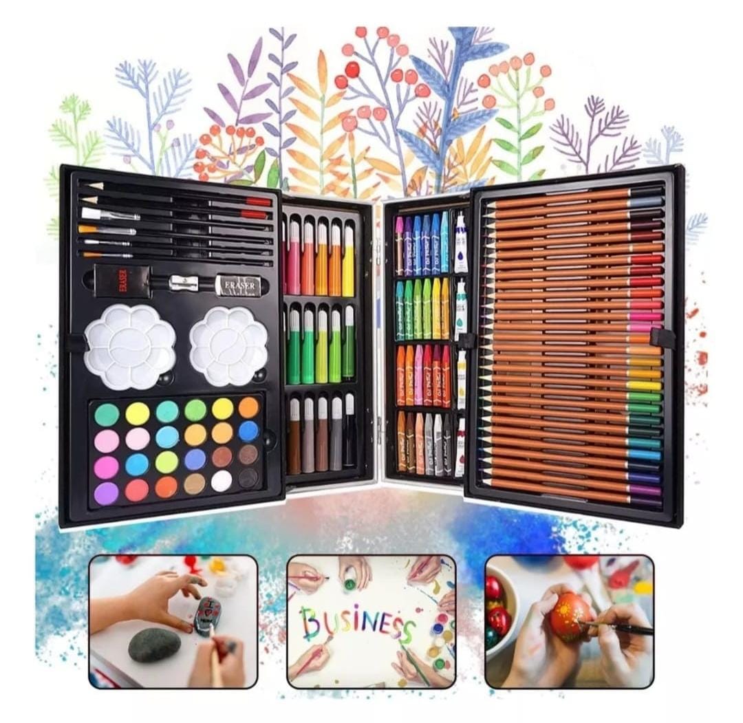 Vista 3 de Set De Arte Para Niños Maleta Plegable - COLOR: AZUL